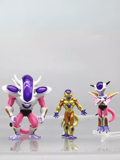 Set de 8 figuras de Acabado de PVC Freeza, 8 formas, Anime, DBZ, figuras de PVC