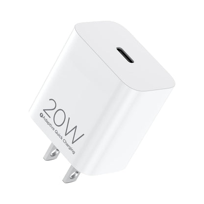 Cubo Cargador USB Type-C de 20 W con Adaptador PD y QC 3.0 USB-C Compatibilidad Universal