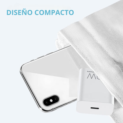 Cubo Cargador USB Type-C de 20 W con Adaptador PD y QC 3.0 USB-C Compatibilidad Universal