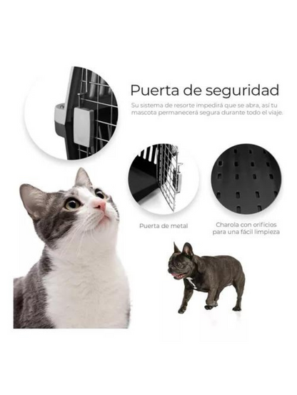 Jaula transportadpra de mascotas pequeñas (perros, gatos, conejos, etc,)