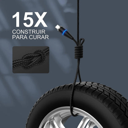 Cable Trenzado Magnético Con Compatibilidad Universal