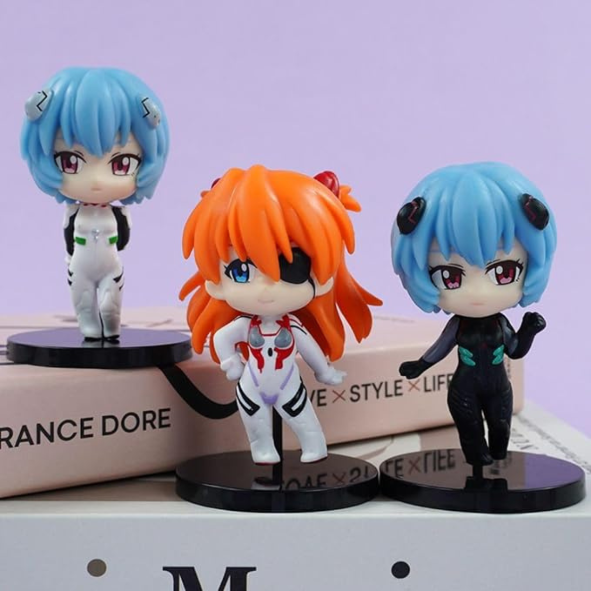 Set de 6 figuras coleccionables NGE Anime/manga Generico