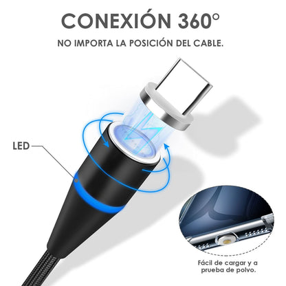 Cable Trenzado Magnético Con Compatibilidad Universal