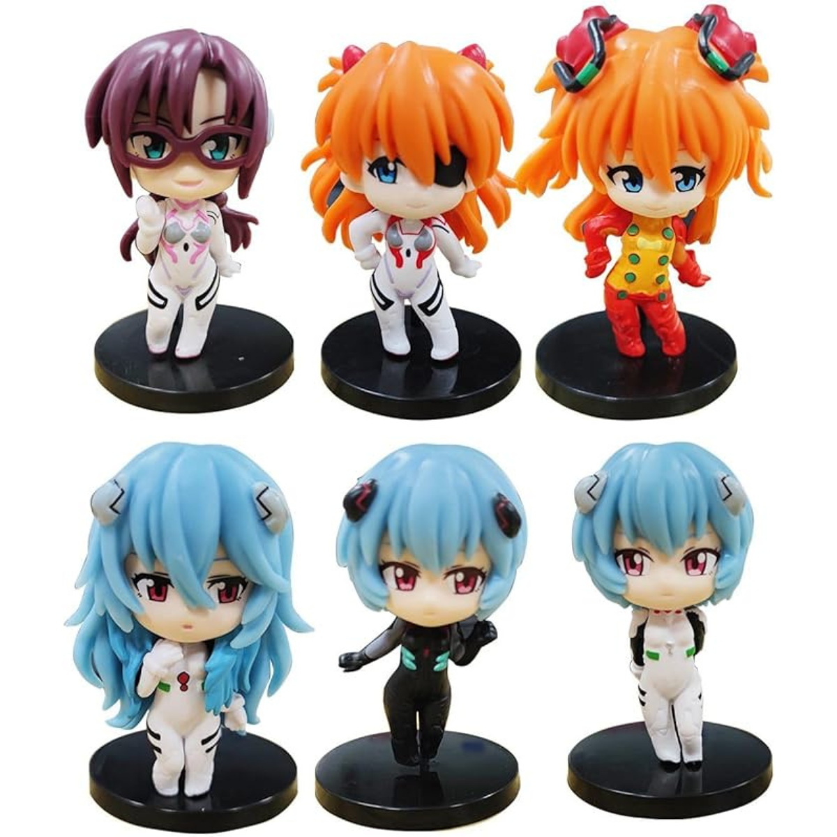 Set de 6 figuras coleccionables NGE Anime/manga Generico