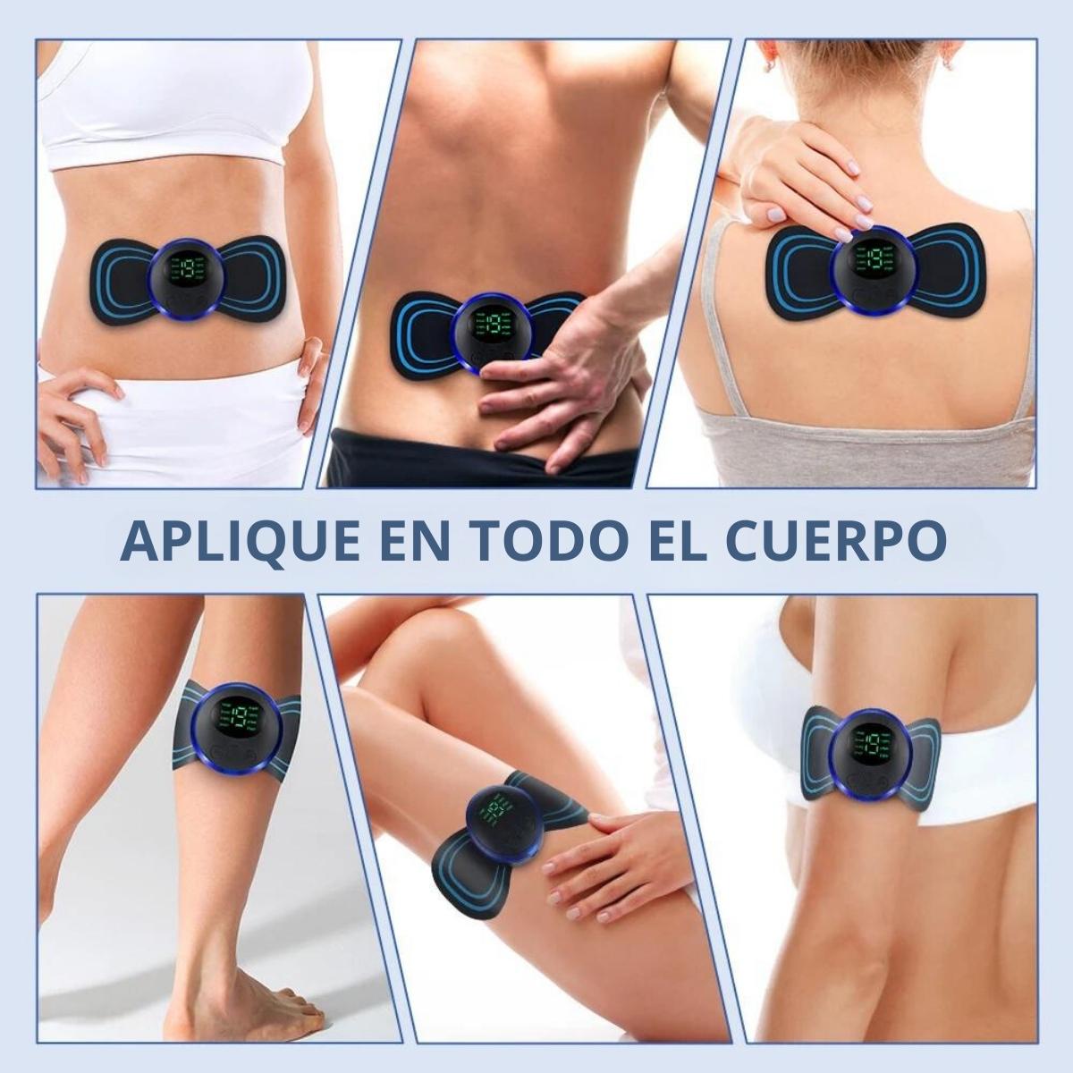 Mini masajeador eléctrico EMS para cuello, parche de masaje Cervical para aliviar el dolor de hombros, cuerpo, relajación, herramienta de masaje portátil para cuello