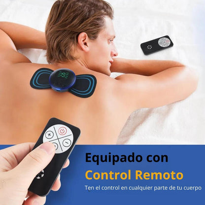 Mini masajeador eléctrico EMS para cuello, parche de masaje Cervical para aliviar el dolor de hombros, cuerpo, relajación, herramienta de masaje portátil para cuello