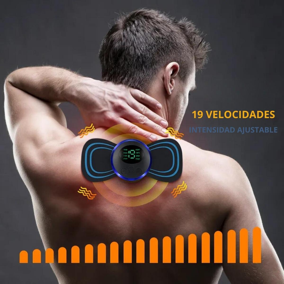 Mini masajeador eléctrico EMS para cuello, parche de masaje Cervical para aliviar el dolor de hombros, cuerpo, relajación, herramienta de masaje portátil para cuello