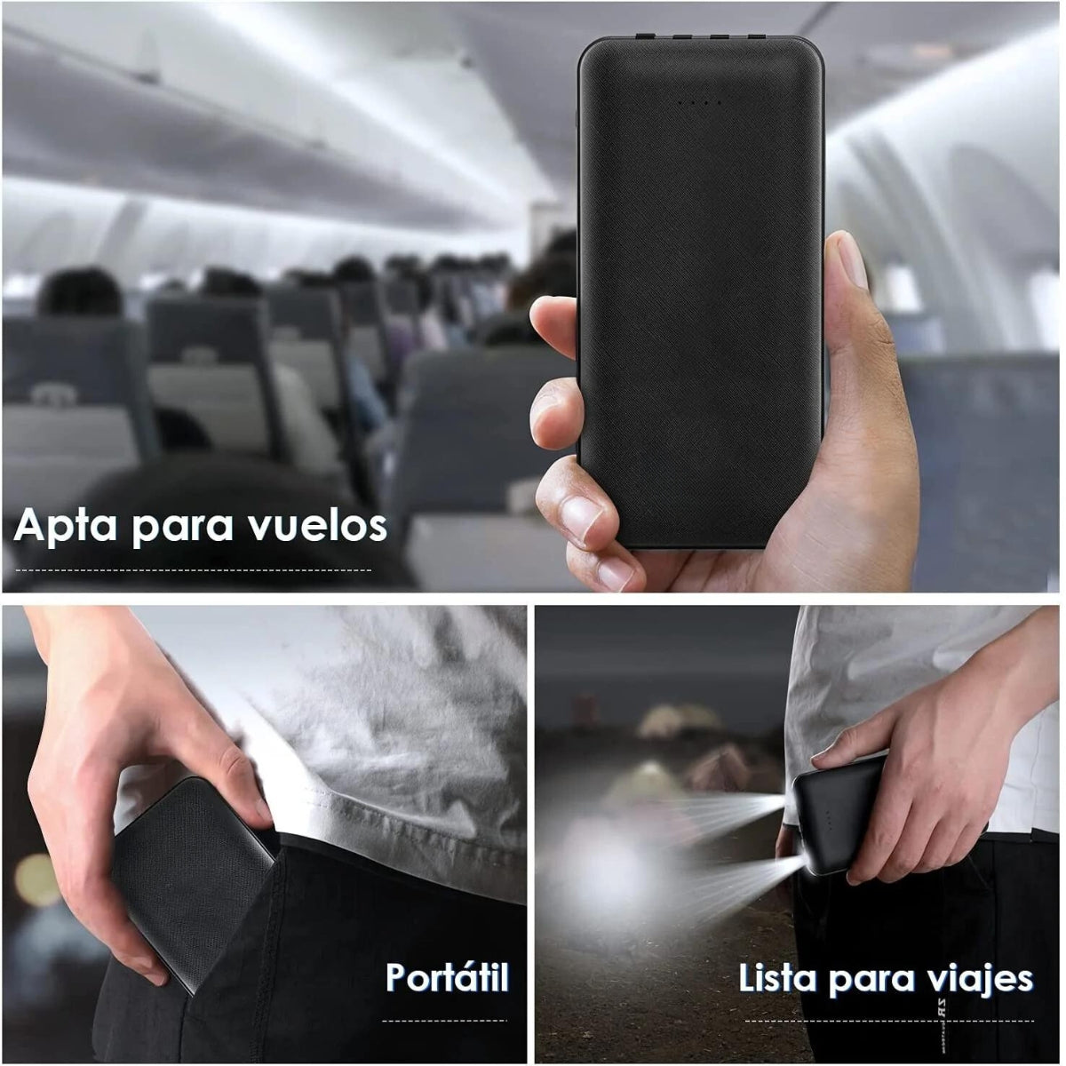 Power Bank 10000mah Bateria Portátil Alta Compatibilidad