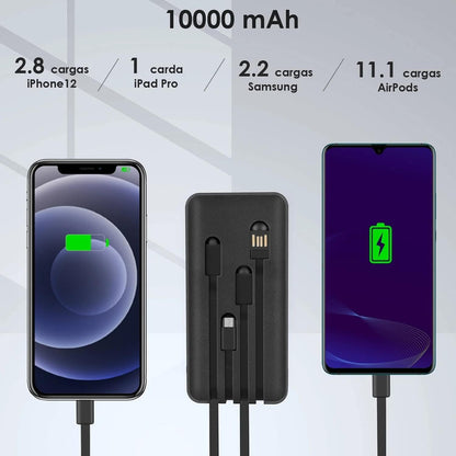 Power Bank 10000mah Bateria Portátil Alta Compatibilidad