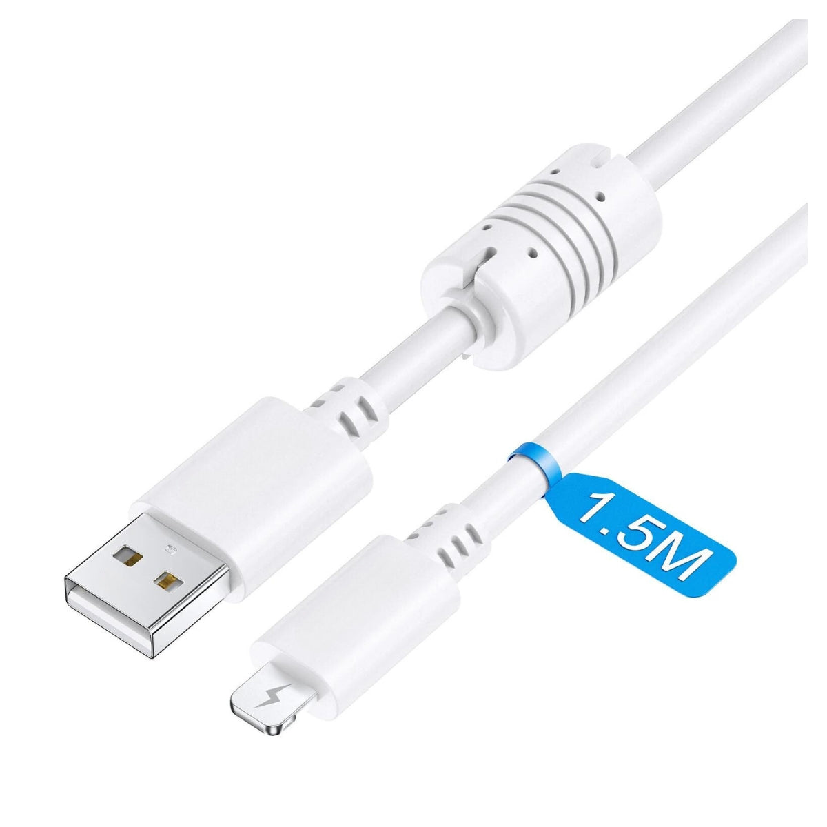 Cable de carga y transmisión de datos compatible con IP Lightning 2A 1.5 Metros