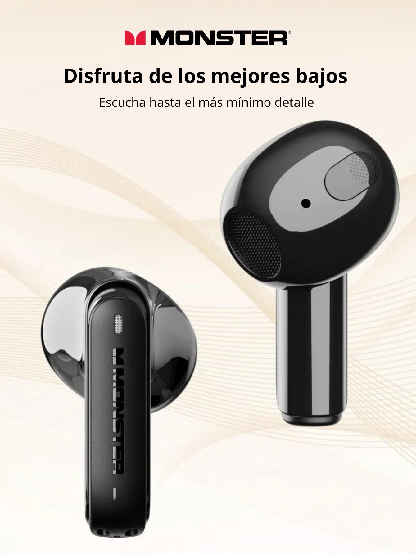 Monster-auriculares inalámbricos XKT12 para videojuegos, cascos originales con Bluetooth 5,3, TWS, sonido HIFI, reducción de ruido, 300mAh