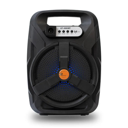 Bocina Bluetooth Portátil 8in 20w Con Led Usb Fm Radio