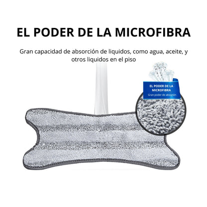 Fregona de microfibra para suelos de madera dura