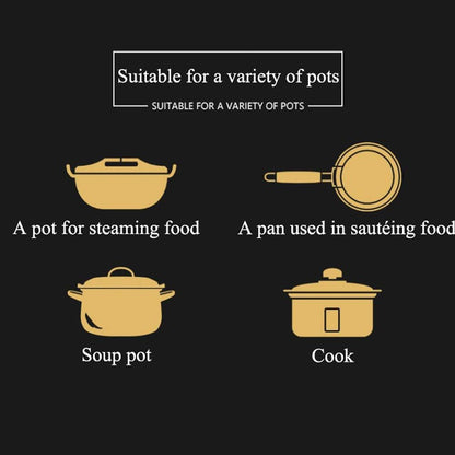 Estante para cocinar de acero inoxidable con patas desmontables para ollas de vapor, soporte para conservas, de 24cm