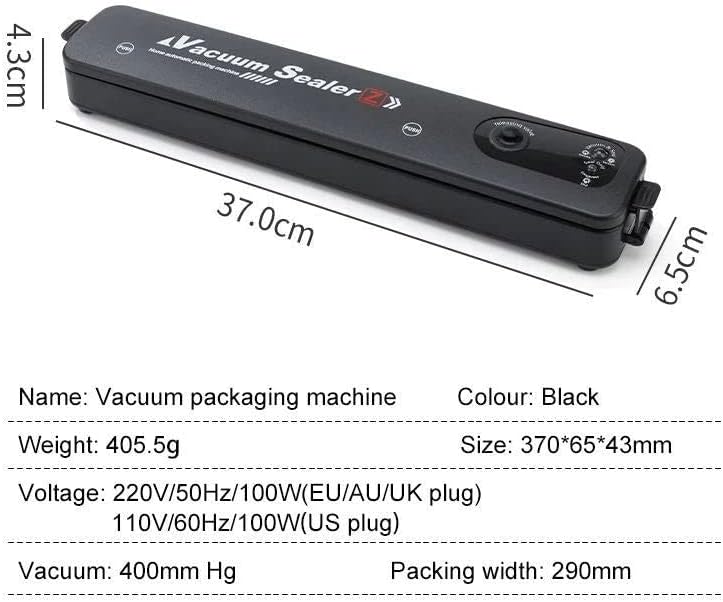 Máquina selladora al vacio multifuncional para carne, pescado, almacenamiento en frío y verduras.