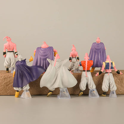 Set de 8 figuras de Majin Buu Acabado de PVC de Dragon Ball Z, 8 formas, Anime, DBZ, figuras de PVC