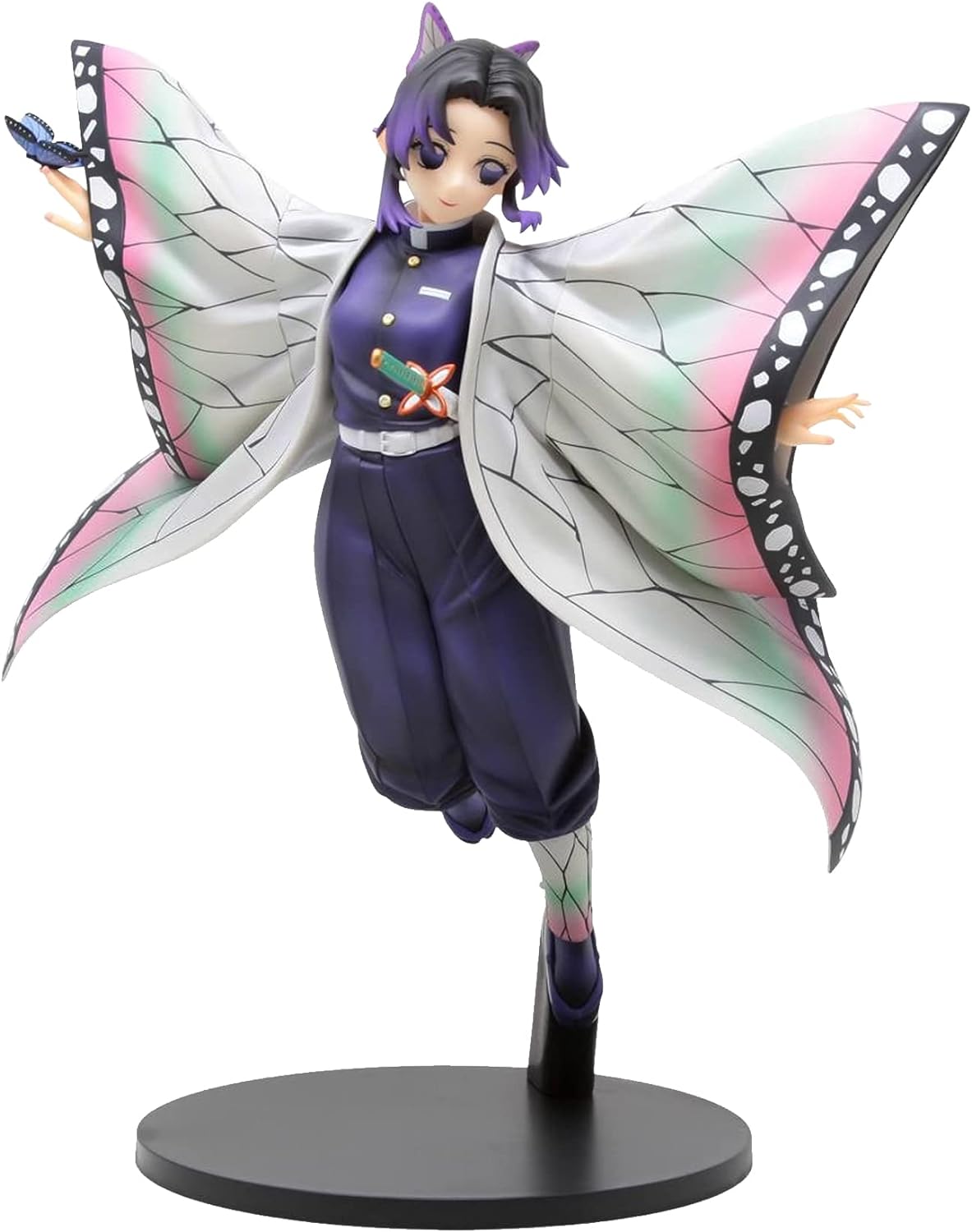 Shinobu Kocho Figura Demon Anime Slayer Figura escala 1/8 Figura mariposa Pose Insecto Hashira estatua coleccionable