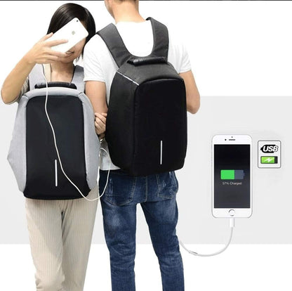 Mochila con interfaz de carga USB de gran capacidad, bolsa de ordenador multifunción, mochila ligera de viaje