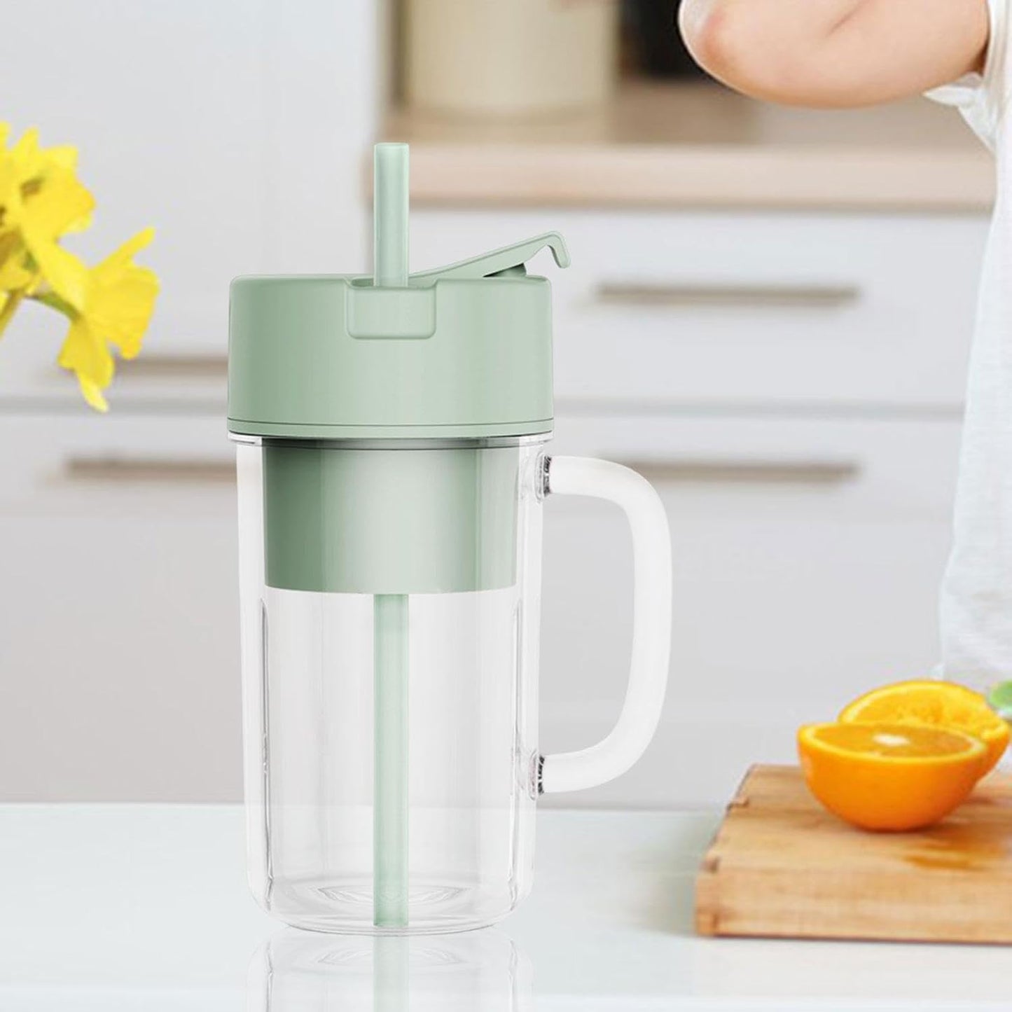 Exprimidor eléctrico | Mini Taza Jugo,Viaje eléctrica con batería Recargable, Vaso exprimidor licuadora para Gimnasio, al Aire Libre, limón, Naranja, Pomelo