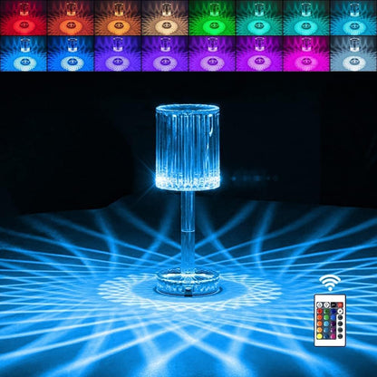 Lámpara de Cristal Diseño Touch RGB Con 16 Colores Diferentes