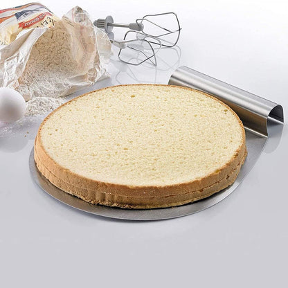 Espátula antideslizante para hornear de acero inoxidable, ideal para realizar pasteles, cortar pizzas, transportar tartas