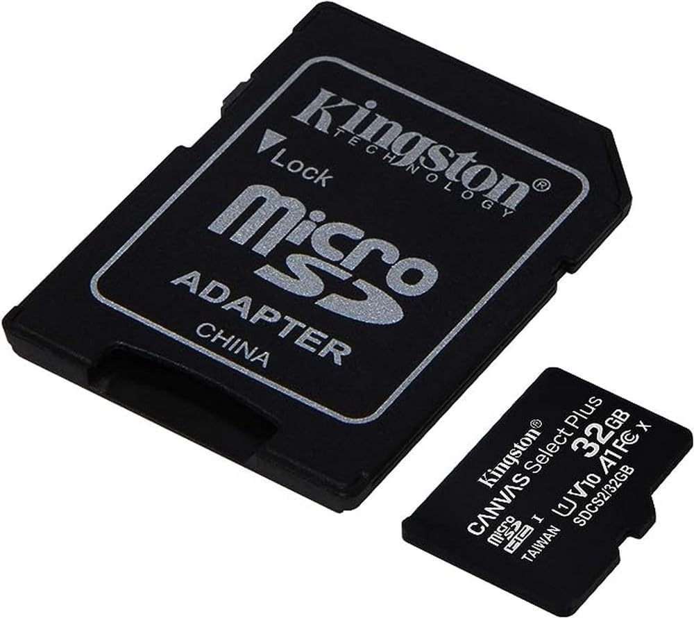 Kingston MicroSDXC Select Plus 128GB (Con Adaptador a SD) Clase 10, UHS-I, U1, V10 Lectura: 100MB/s (SDCS2/128GB)