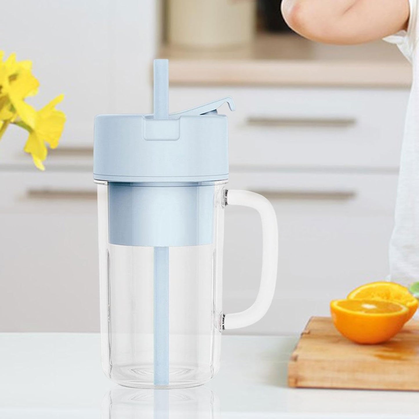 Exprimidor eléctrico | Mini Taza Jugo,Viaje eléctrica con batería Recargable, Vaso exprimidor licuadora para Gimnasio, al Aire Libre, limón, Naranja, Pomelo