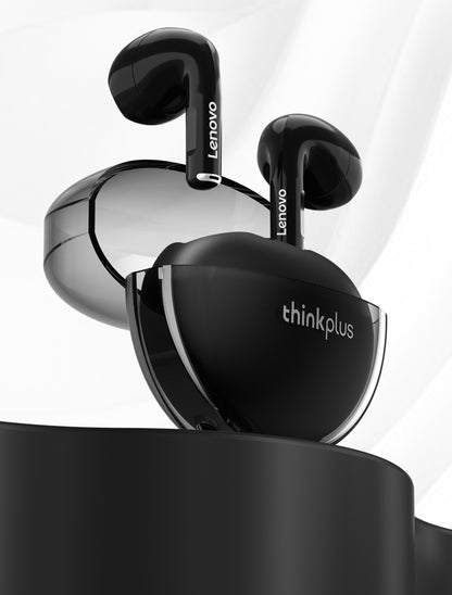 Lenovo-auriculares inalámbricos LP80 Pro, cascos con Bluetooth 5,3, batería de larga duración, HIFI sonido envolvente, gradiente de luces RGB, medio oído