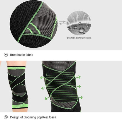 Rodilleras de tejido 3D Soporte con Compresión Transpirable