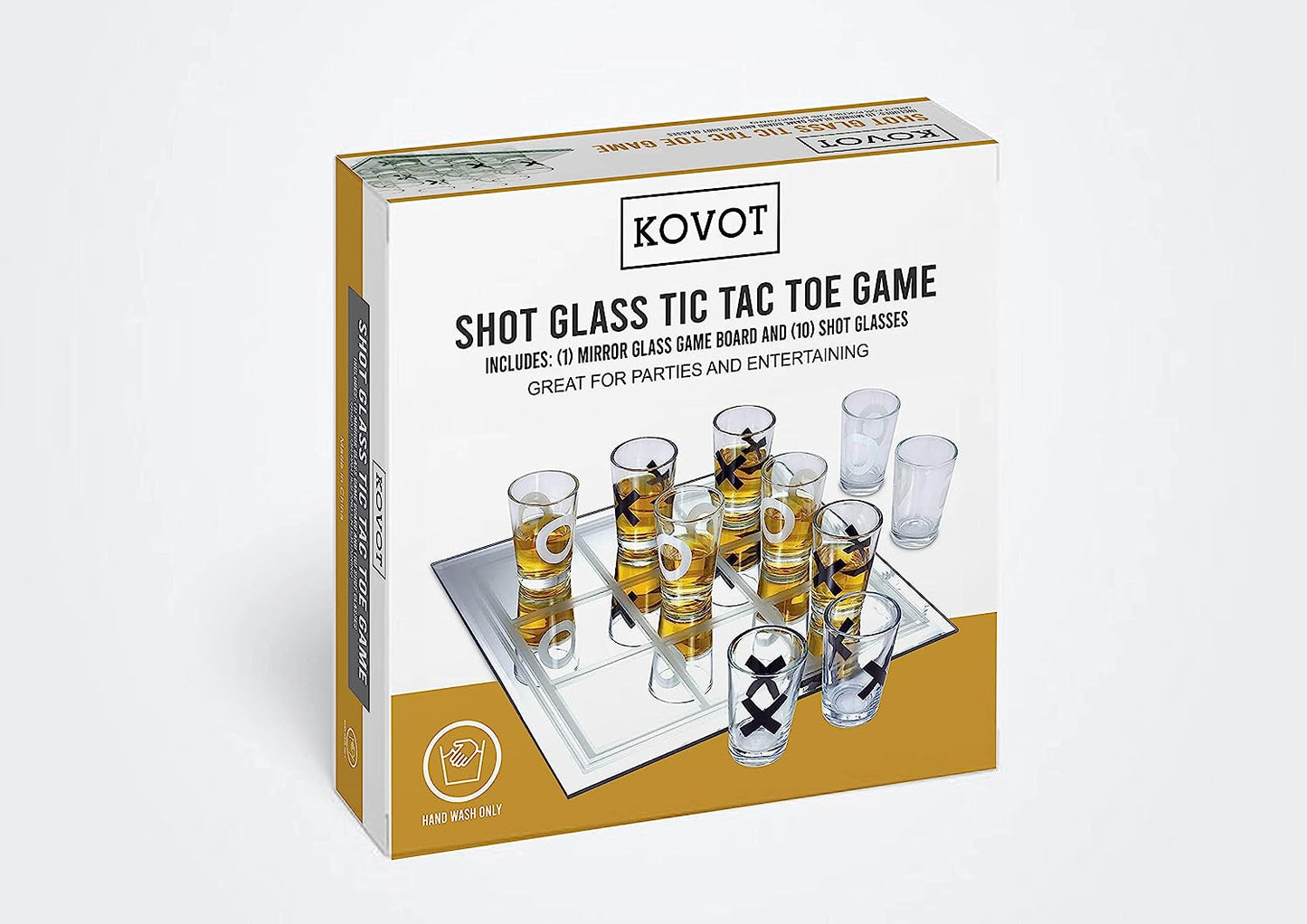 Juego De Gato Con Shots Para Juegos De Bar Con 9 Shots De Vidrio