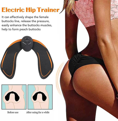 Tonificador para glúteos eléctrico ideal para entrenamiento de caderas, abdominales, con 6 modos de entrenamiento fitness inteligente