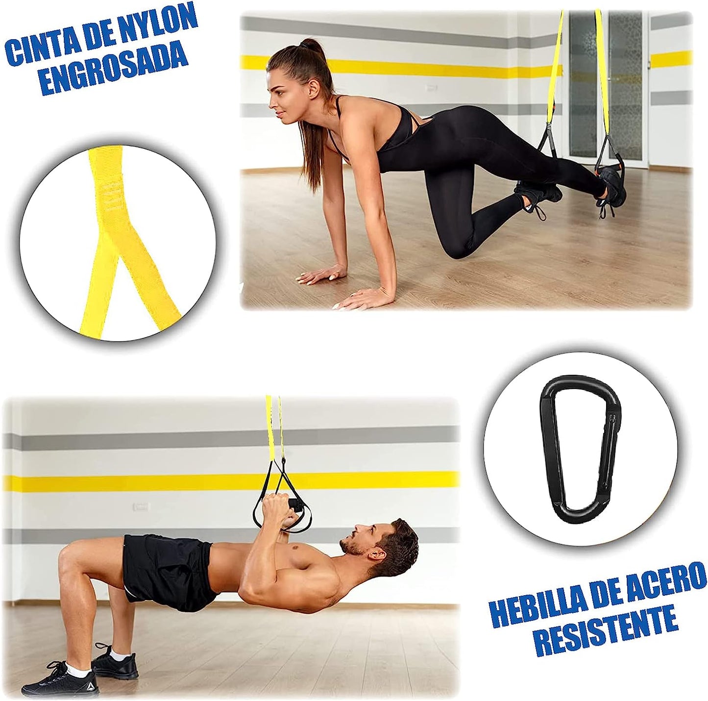 Sistema de Entrenamiento en Casa con Suspensión Ligera y Versátill