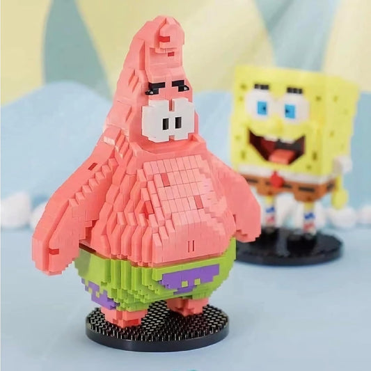 Patricio Estrella, Figura Construible de Bob Esponja, Colección Increíble de Juguetes para Fans, Ideal para Todas Las Edades y Aficionados de la Serie