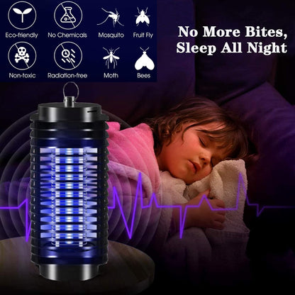 Lámpara matamosquitos UV LED eléctrica Zapper luz nocturna trampa para moscas insectos repelente de mosquitos trampa antimosquitos para el hogar