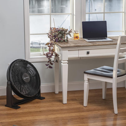 Ventilador de alta velocidad de 3 velocidades con inclinación y base