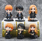 Set de 6 Figuras Coleccionables de HP,  Hermione, Ron Weasley