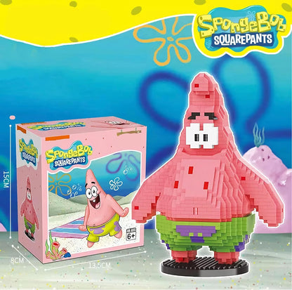 Patricio Estrella, Figura Construible de Bob Esponja, Colección Increíble de Juguetes para Fans, Ideal para Todas Las Edades y Aficionados de la Serie