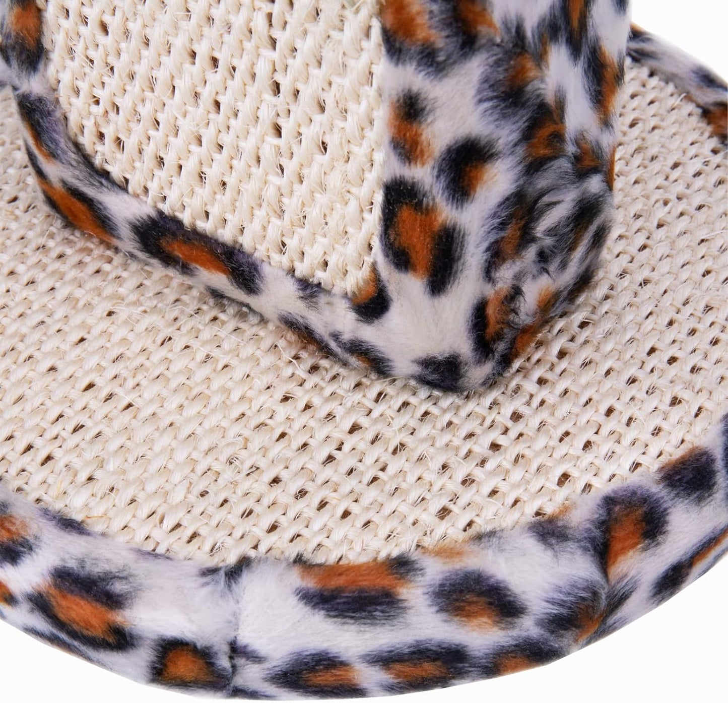 Poste rascador para gatos con diseño de cáñamo acabado de leopardo con 2 bolas de juguete