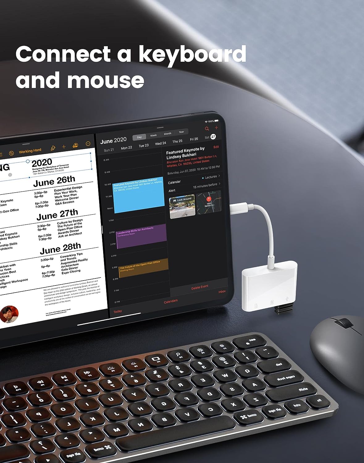 Lector de tarjetas USB C SD, Oyuiasle USB C a tarjeta SD para iPad/Mac/portátil, cámara de rastro, adaptador de tarjeta de memoria USB-C/tipo C para iMac, iPad Pro/Air/Mini, MacBook Pro/Air, Galaxy, MicroSD/SD