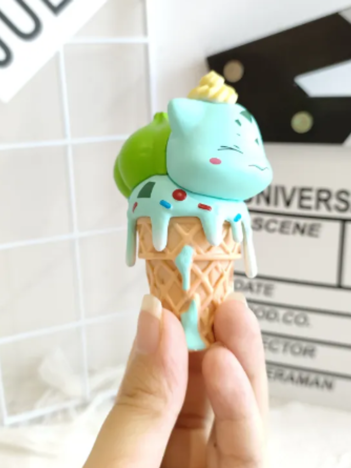 Set de 6 Figuras Ice Cream Coleccionables de Serie/Anime, Muñecos de Decoración