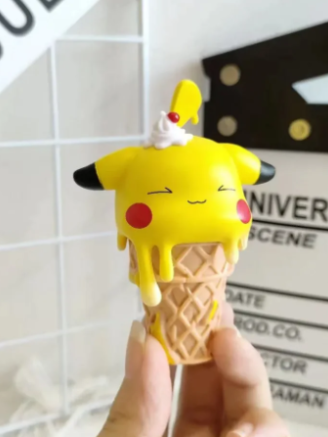 Set de 6 Figuras Ice Cream Coleccionables de Serie/Anime, Muñecos de Decoración