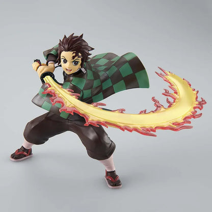 Demon Slayer Kamado Tanjirou figura de acción de Anime, No Yaiba Kimetsu, modelo de estatua, figuras de PVC coleccionables, juguetes, muñecas, regalo para niños, 16cm