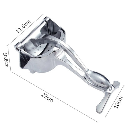 Exprimidor de frutas manual de alta resistencia, exprimidor de limón, exprimidor manual de aleación de acero inoxidable de primera calidad, exprimidor de limón, naranja, herramienta extractora de frutas y cítricos
