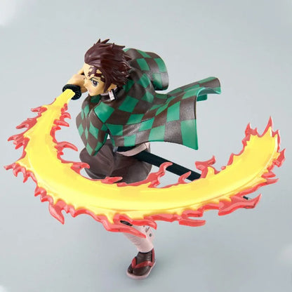 Demon Slayer Kamado Tanjirou figura de acción de Anime, No Yaiba Kimetsu, modelo de estatua, figuras de PVC coleccionables, juguetes, muñecas, regalo para niños, 16cm