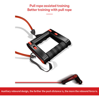 Rueda para Entrenamientos Abdominales en Interiores Diseño 3 en 1 Con Ligas de Resistencia Ideal para Entrenamientos Centrales