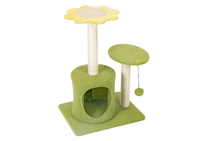 Casa para mascotas, marco de escalada para gatos, plataforma multicapa, garras de molienda de Sisal, cómodo Marco de escalada para gatos