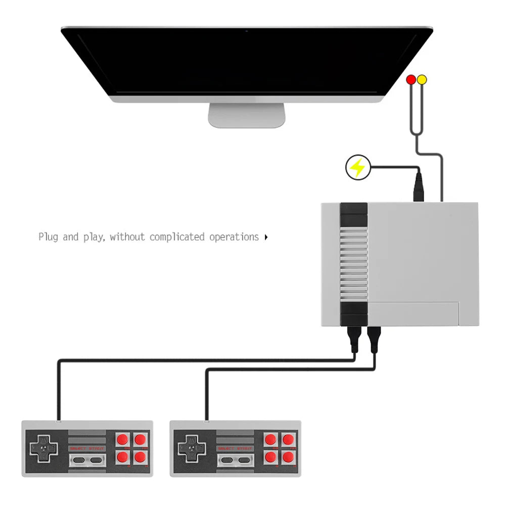 Consola de videojuegos 621, miniconsola clásica Retro compatible con HDMI, salida familiar