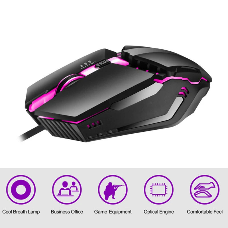 Combo de teclado y mouse para juegos con una sola mano, teclado mecánico RGB retroiluminado con una sola mano con soporte para reposamuñecas, teclado con cable USB y alfombrilla de mouse para PC PS4 Gamer