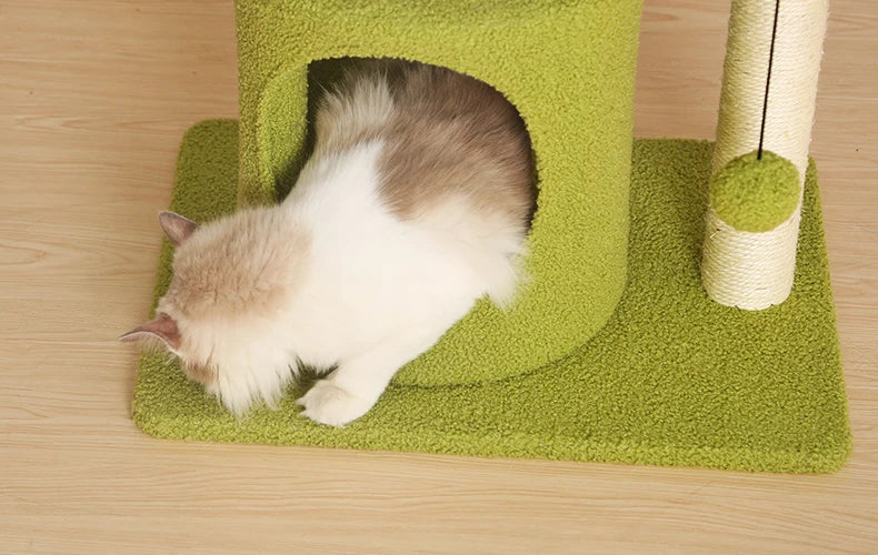 Casa para mascotas, marco de escalada para gatos, plataforma multicapa, garras de molienda de Sisal, cómodo Marco de escalada para gatos