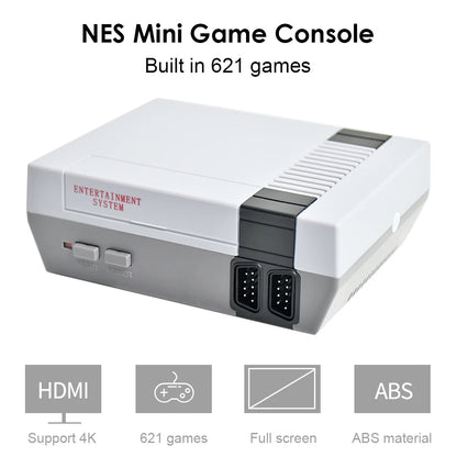 Consola de videojuegos 621, miniconsola clásica Retro compatible con HDMI, salida familiar